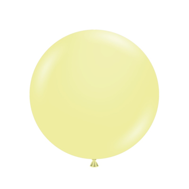 36" Lemonade Tuftex Latex Balloons Designer Balloons (2 Per Bag)