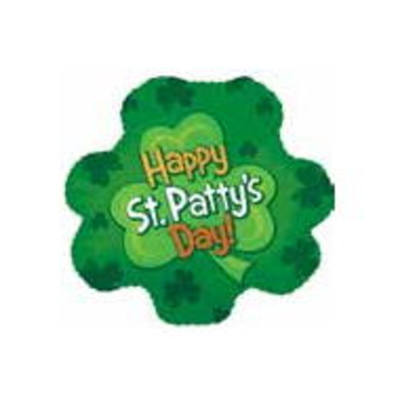 9.5" Airfill Only St. Patrick's Day Balloon