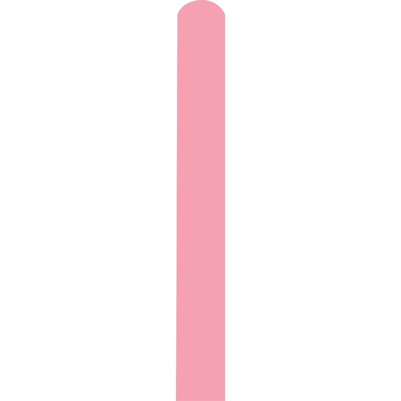 T160D Deco Baby Pink Decomex Twisting Modelling Latex Balloons (100 Per Bag)