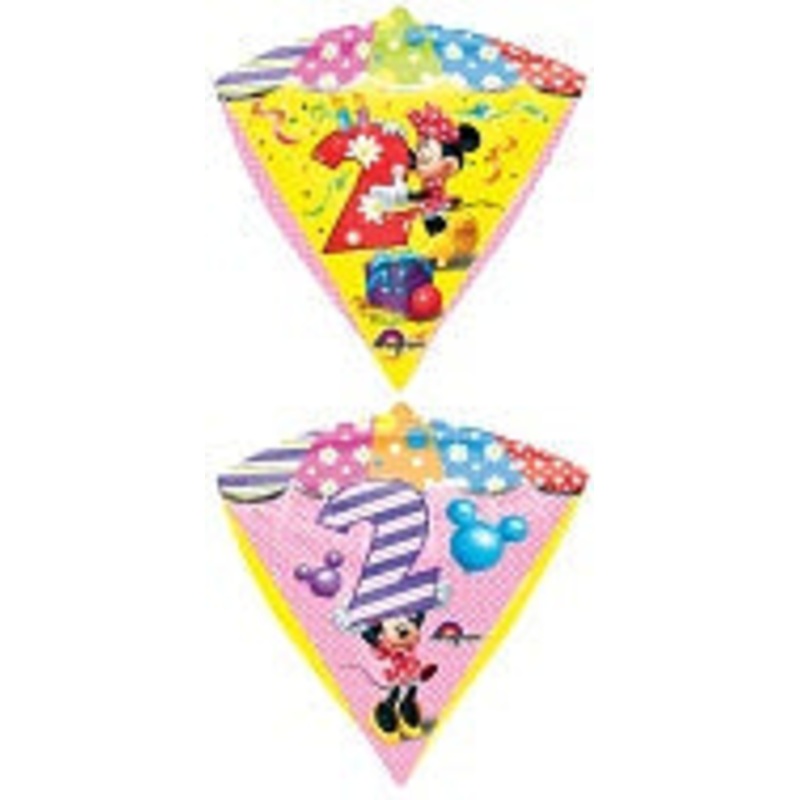 16" Minnie Age 2 UltraShape Diamondz Foil Balloon