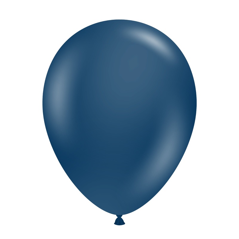 17" Navel Tuftex Latex Balloons Designer Balloons (50 Per Bag) Naval