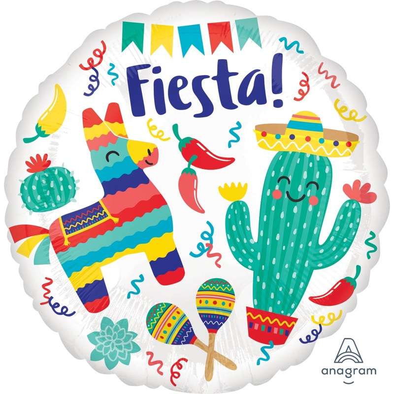 18" Fiesta Party Foil Balloon