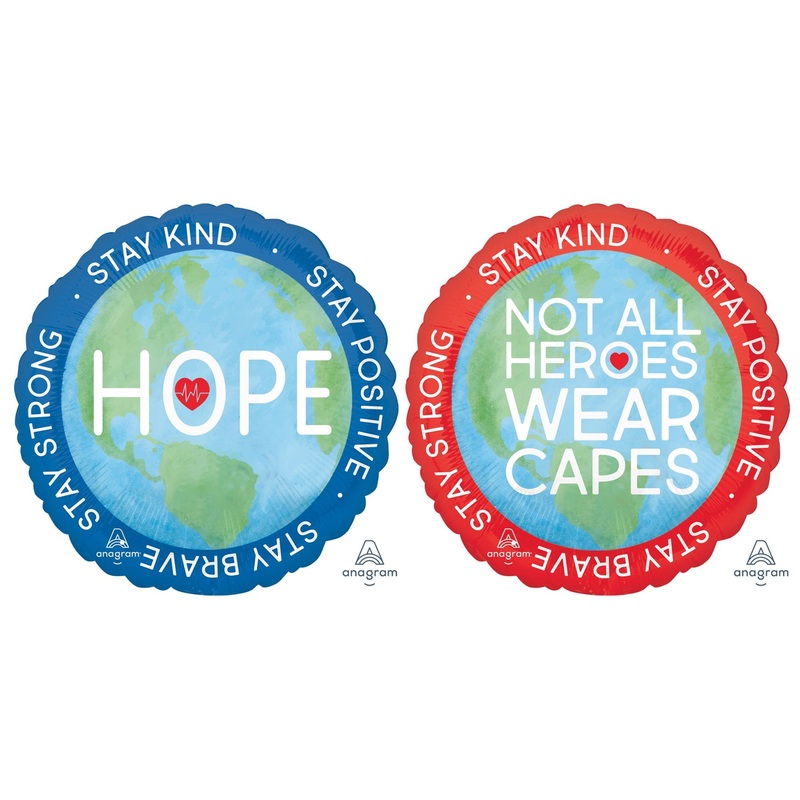 18" Hope Not All Heroes Wear Capes Foil Balloon