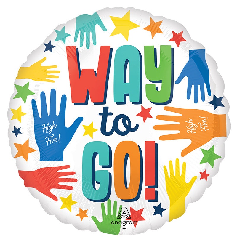 18" Way to Go! Foil Balloon