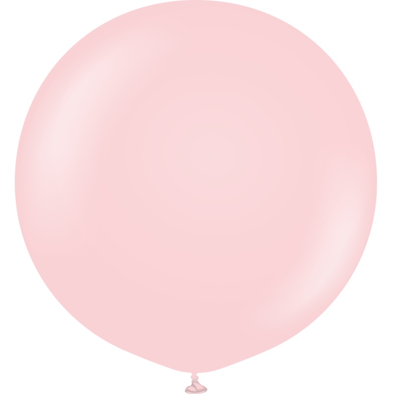 24" Kalisan Latex Balloons Pastel Matte Macaron Pink (5 Per Bag)