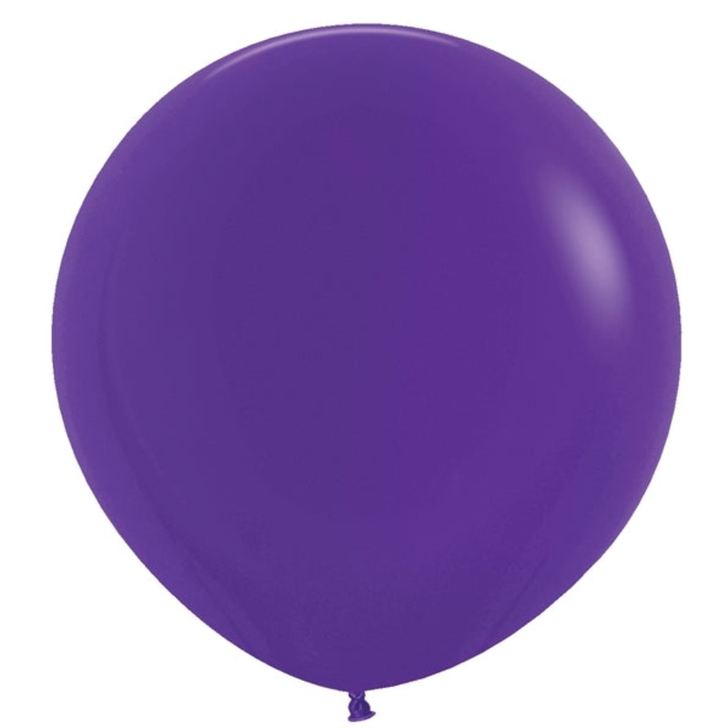 24" Latex Balloons (3 Per Bag) Fashion Violet Sempertex