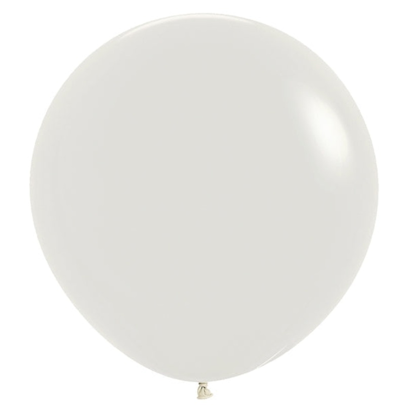 24" Sempertex Latex Balloons (10 Per Bag) Pastel Dusk Cream
