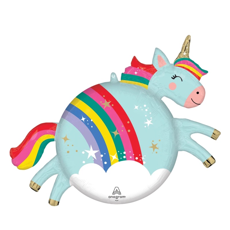 29" Roly Polies Unicorn Magic Foil Balloon