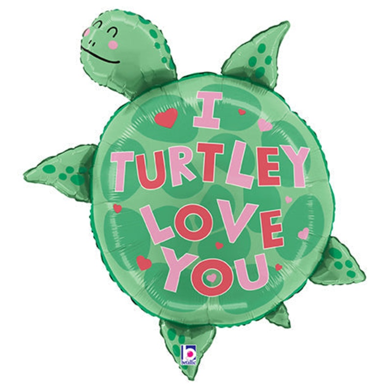 29" Turtley Love You Foil Balloon