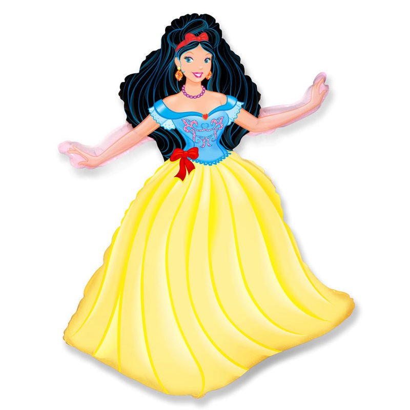 38" Snow Lady Princess Foil Balloon