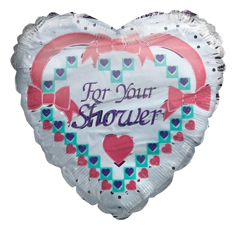 4" Airfill Only For Your Shower Foil Balloon