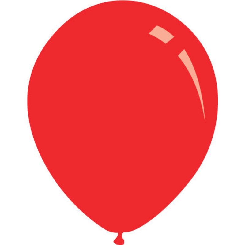 5" Standard Red Decomex Latex Balloons (100 Per Bag)