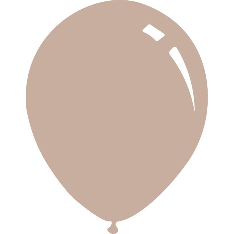 9" Deco Blended Brown Decomex Latex Balloons (100 Per Bag)