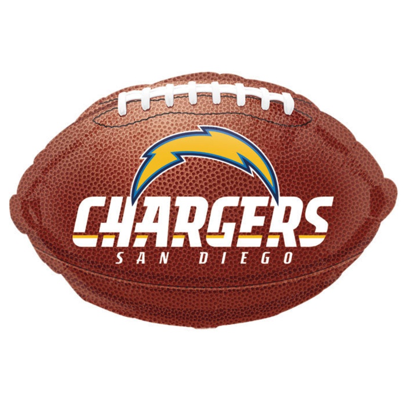 Junior Shape San Diego Chargers NFL Football Balloon