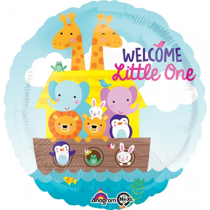 18" Baby Shower Noah's Ark Foil Balloon