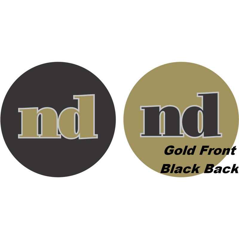 18" Classic Letter Balloon "nd" Gold/Black