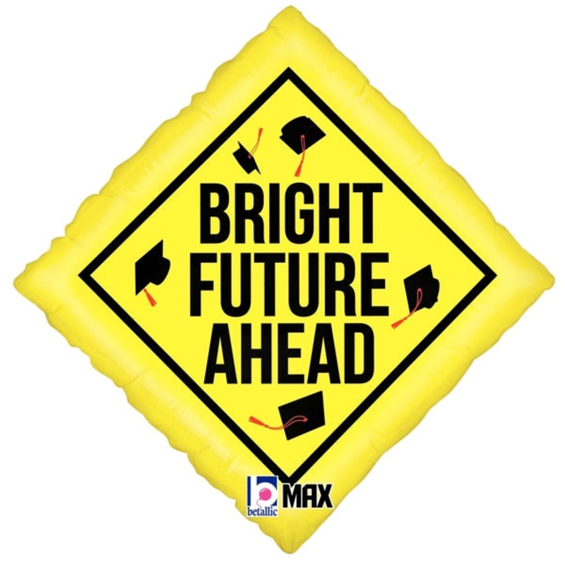 18" MAX Float Balloon Bright Future Ahead Foil Balloon