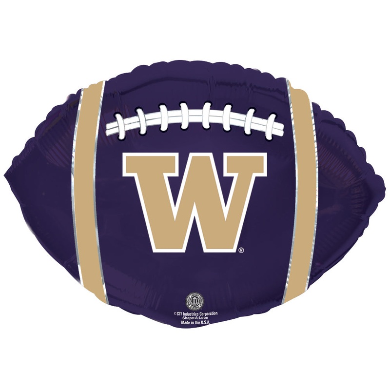 21" University Of Washington Collegiate Football Balloon