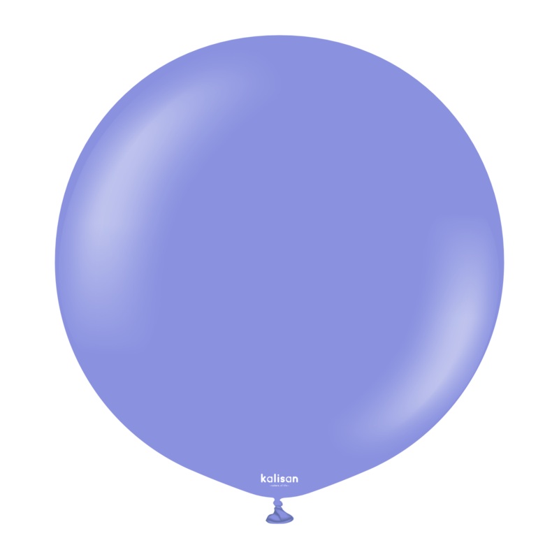 24" Kalisan Latex Balloons Standard Periwinkle (5 Per Bag)