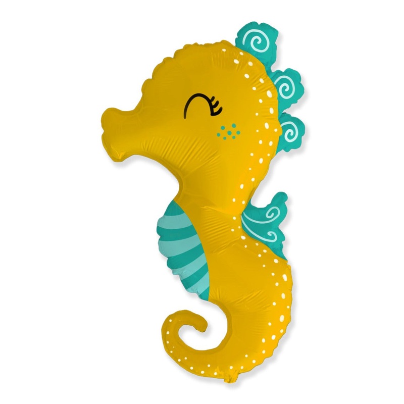 32" Seahorse Foil Balloon