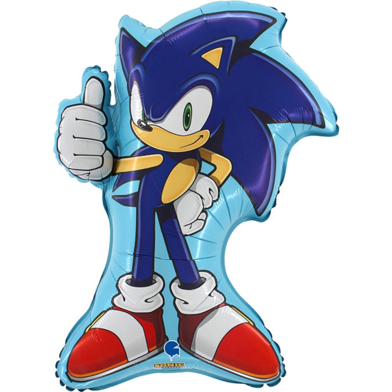 33" Sonic The Hedgehog Foil Balloon