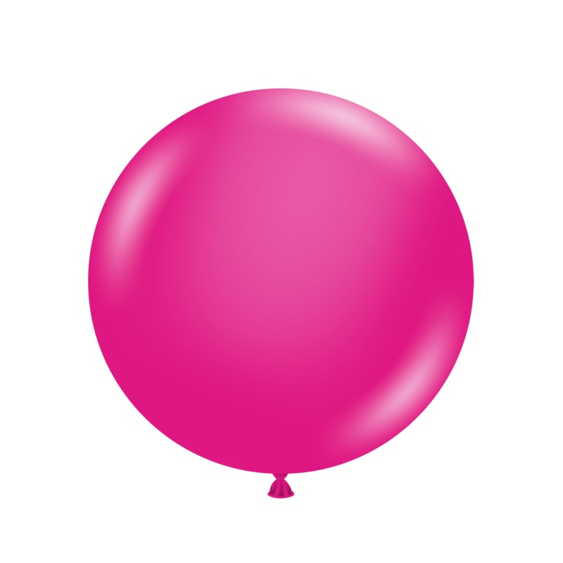 36" Tuftex Latex Balloons Designer Balloon 2 Count Hot Pink