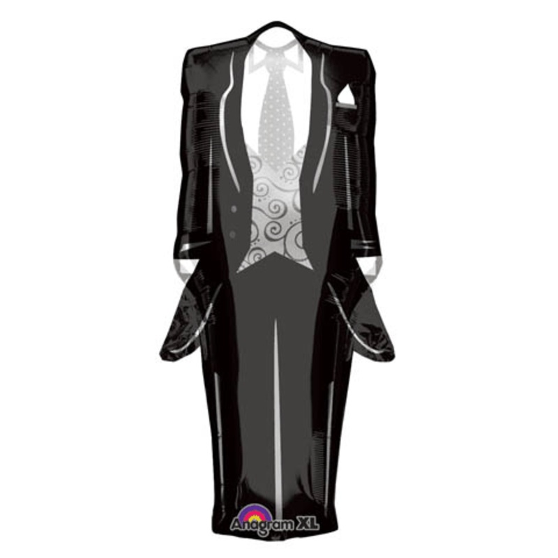 36" Tuxedo SuperShape Foil Balloon