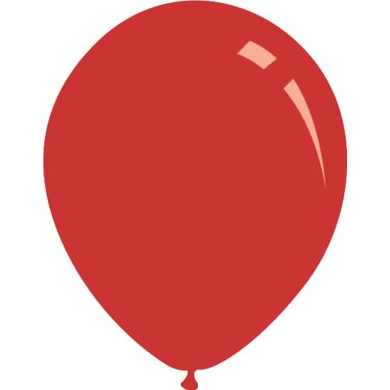 5" Metallic Red Decomex Latex Balloons (100 Per Bag)