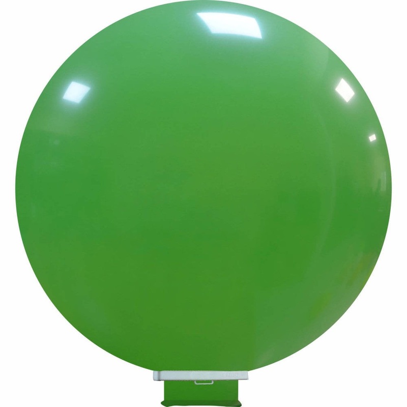 8 Foot (100") 6.5" Neck Opening Cattex Brand Standard Green Latex Balloons