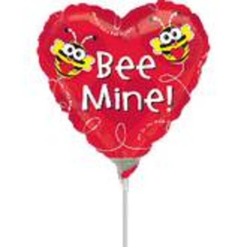 9" Airfill Only Buzz'N Bee Mine Balloon