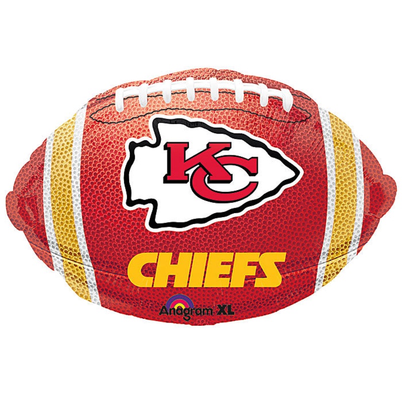 Junior Shape Kansas City Chiefs NFL Football Team Colors Balloon