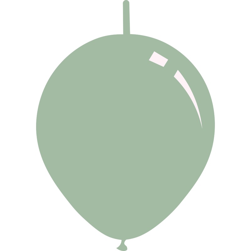 11" Eucalyptus Decomex Linking Latex Balloons (100 Per Bag)