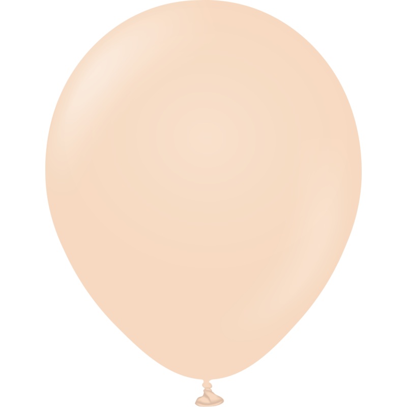 12" Kalisan Latex Balloons Standard Blush (50 Per Bag)
