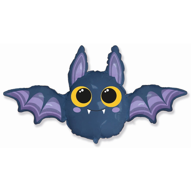 16" Airfill Only Bat Mini Foil Balloon