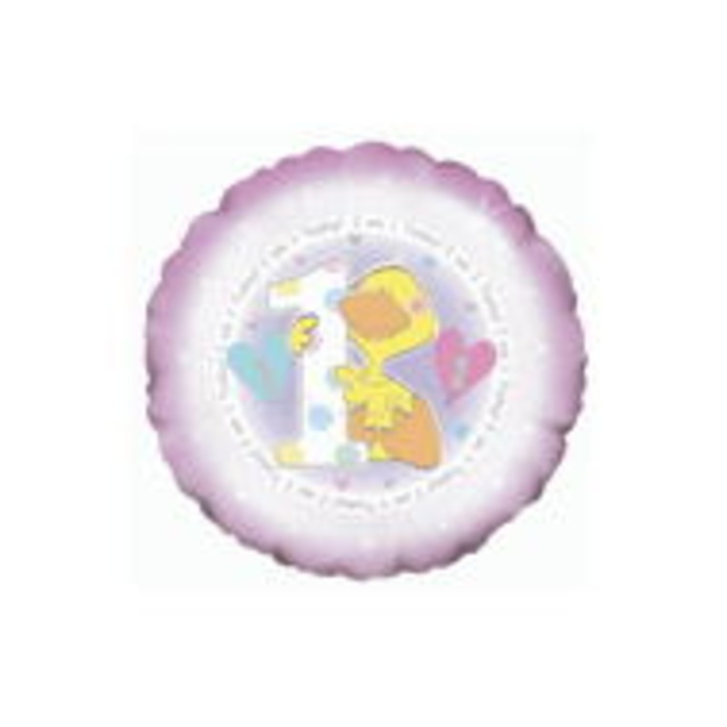 18" Age 1 Unisex Balloon