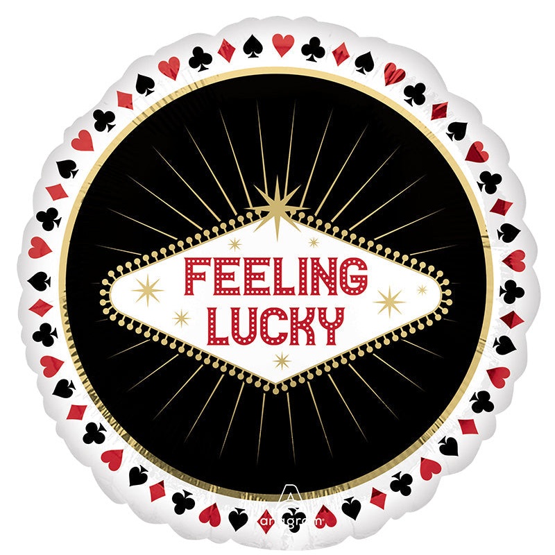 18" Feeling Lucky Foil Balloon