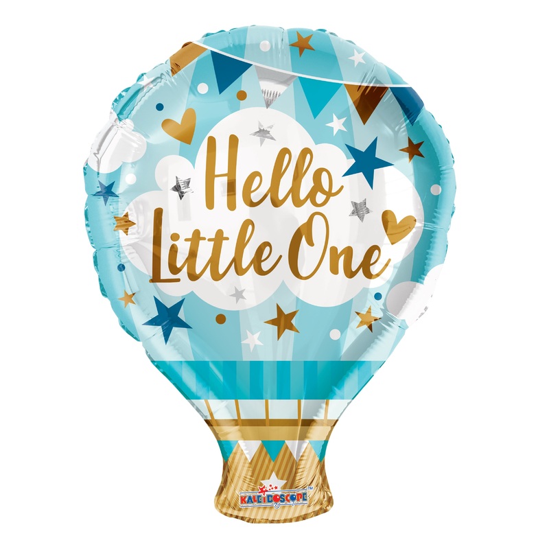 18" Hello Little One Blue Balloon Foil Balloons