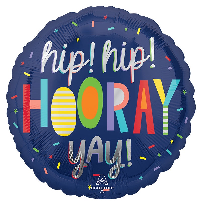 18" Hooray! Foil Balloon