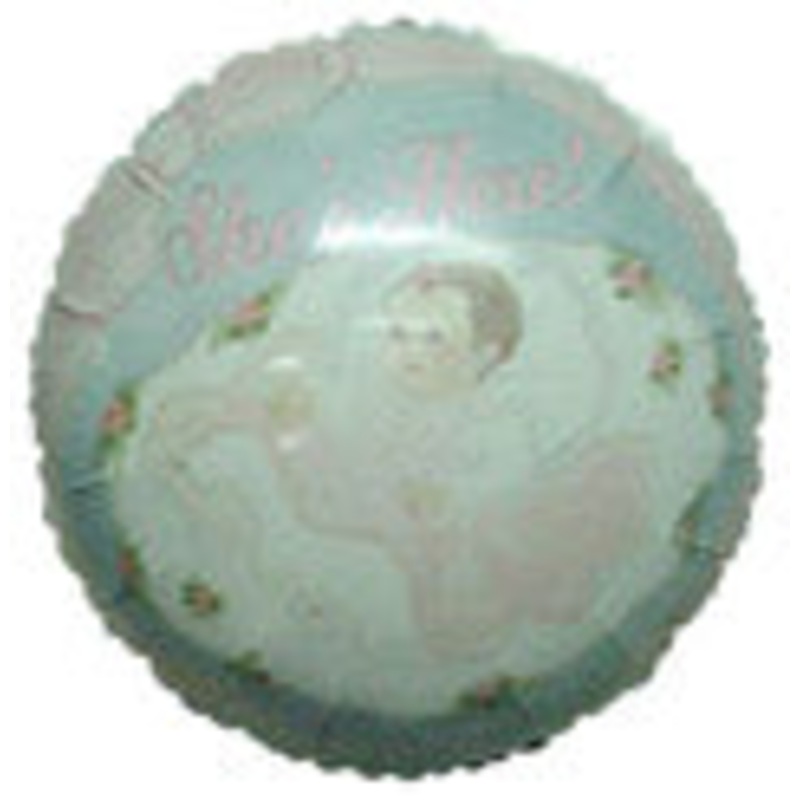 18" She is here balloon