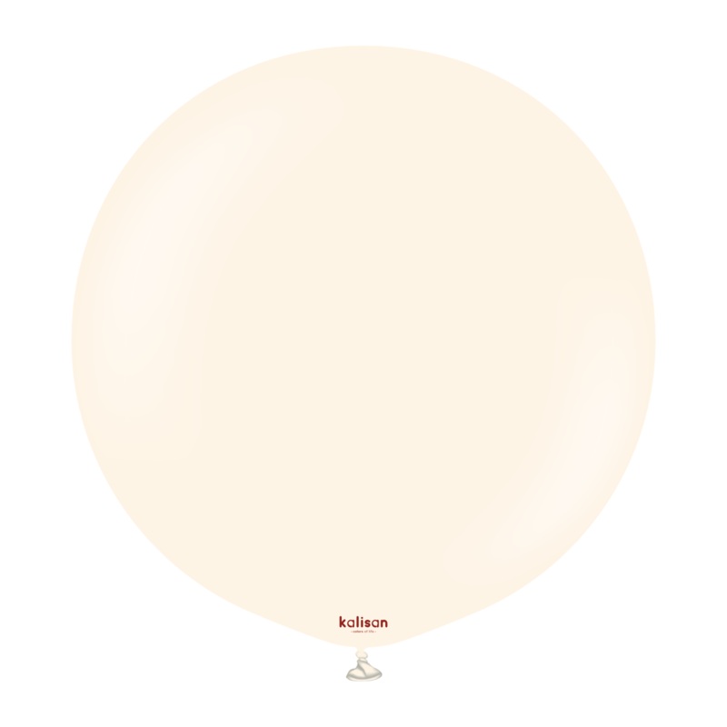 24" Kalisan Latex Balloons Standard Macaron Pale Salmon (5 Per Bag)