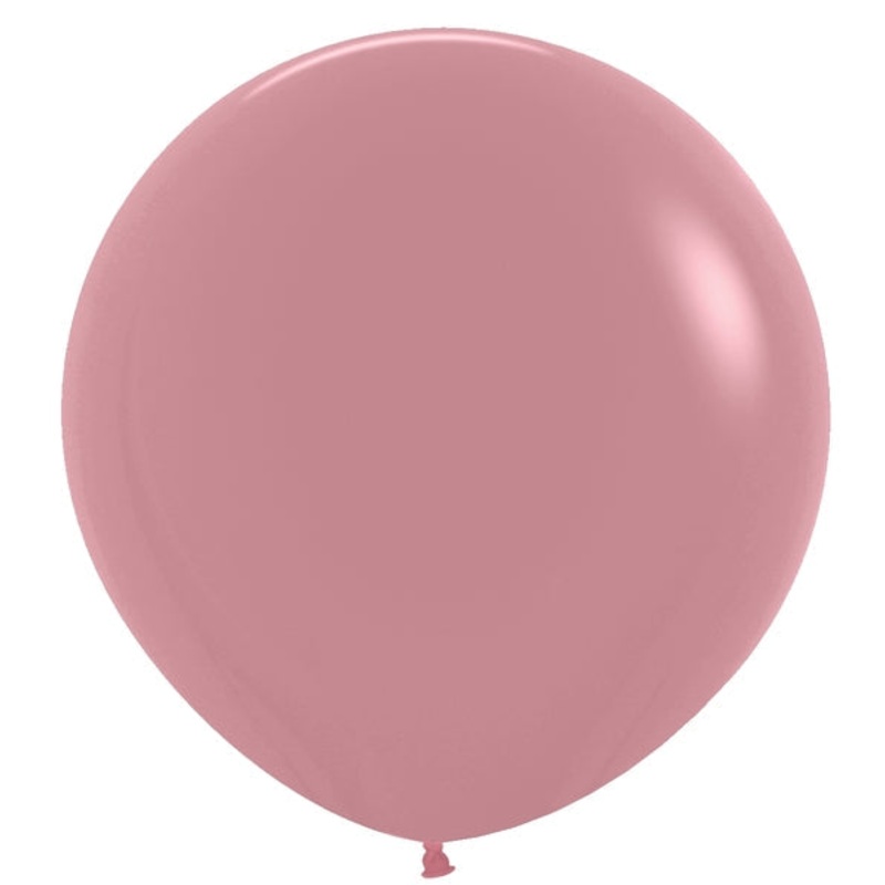24" Latex Balloons (10 Pcs/Bag) Deluxe Rosewood Betallatex/Sempertex