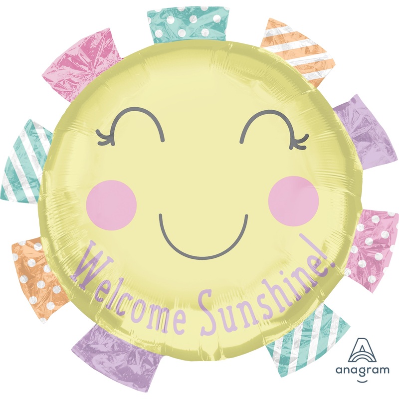 27" Jumbo Welcome Sunshine Baby Balloon