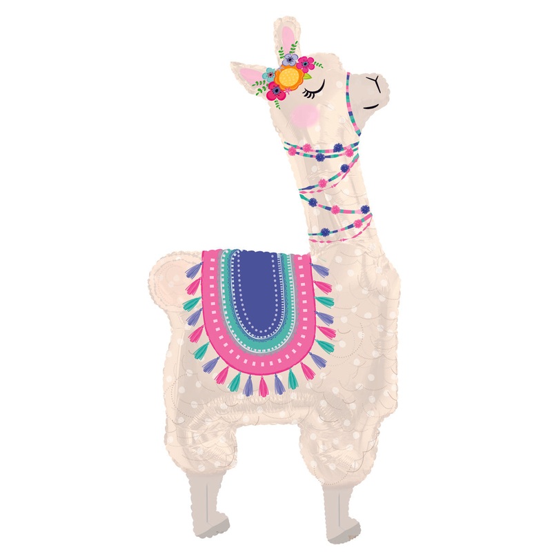36" Llama Shape Foil Balloon