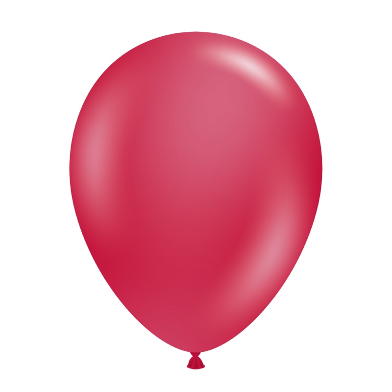 5" Starfire Red Tuftex Pearl/Metallic Latex Balloons (50 Per Bag)
