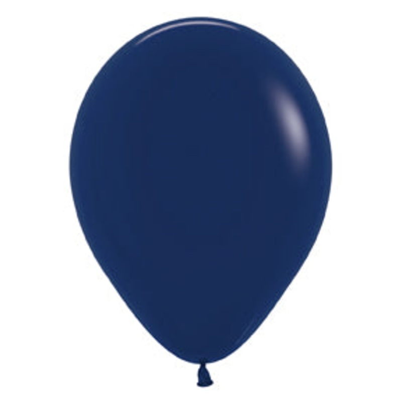 11" Latex Balloons (100 Pcs/Bag) Fashion Navy Blue Betallatex/Sempertex