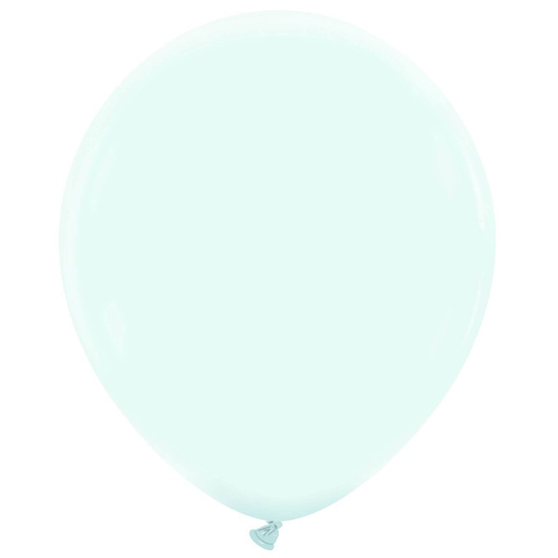 18" Cattex Brand Premium Ice Blue Latex Balloons (25 Per Bag)