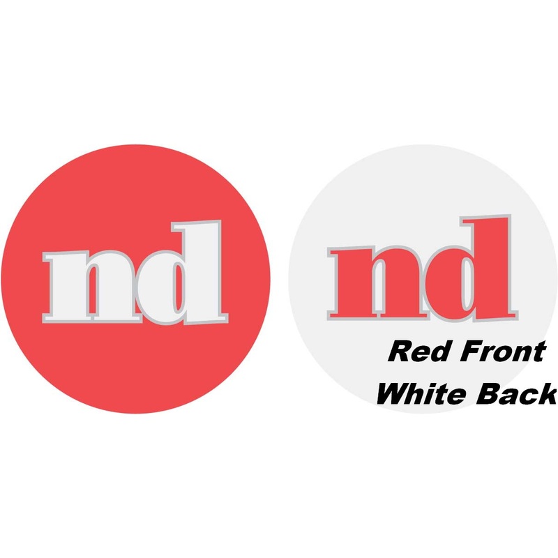 18" Classic Letter Balloon "nd" Red/White