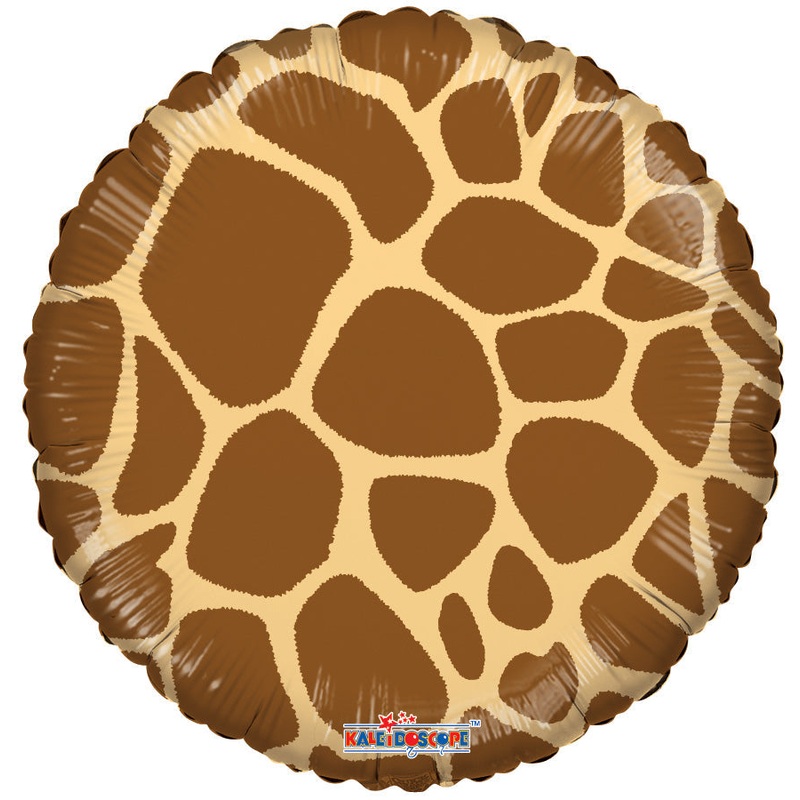 18" Decorator Giraffe Print Balloon