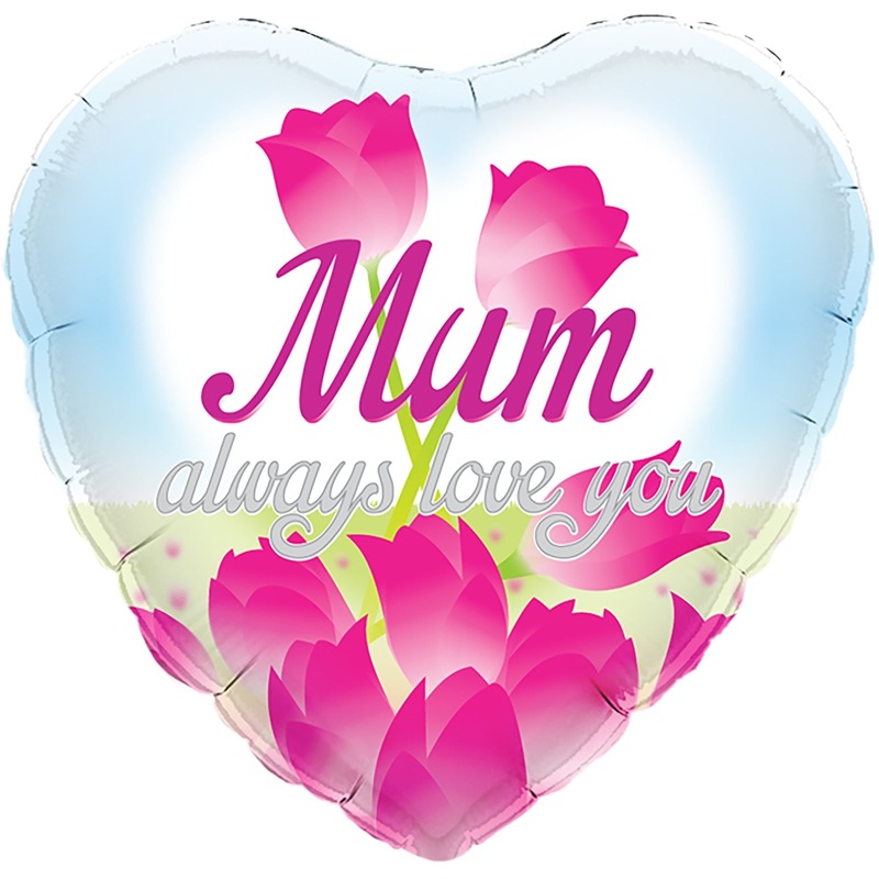 18" Mum Always Love You Oaktree Foil Balloon