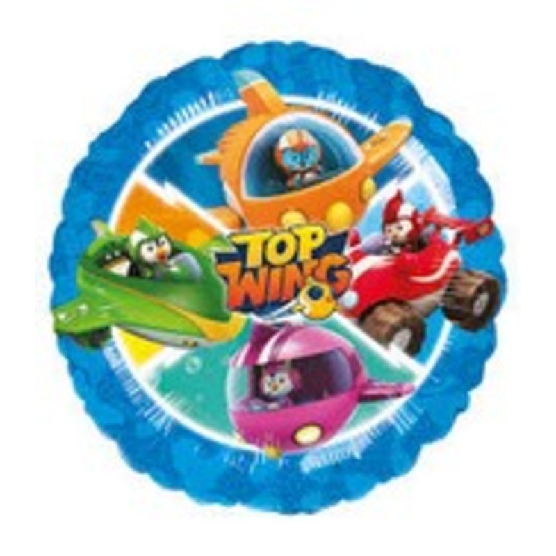 18" Standard Top Wing Foil Balloon Circle